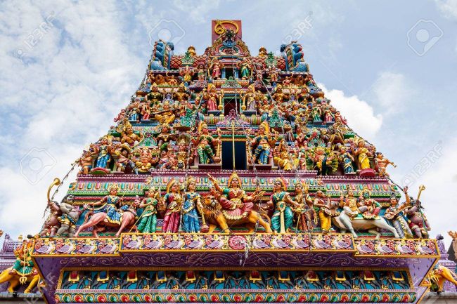 Hindu Temple in Little India, Singapore