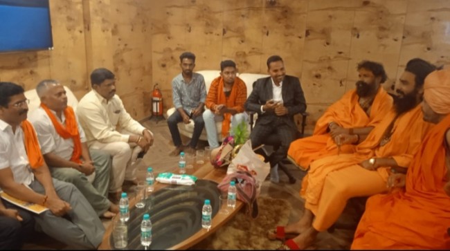 nag-sadhu-team-visit-ChefTalk-office-govinda-babu