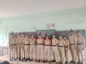 ಎನ್ ಸಿ ಸಿ ವಿದ್ಯಾರ್ಥಿಗಳಿಗೆ  ರ‍್ಯಾಂಕ್ ವಿತರಣೆ