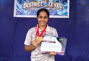 ಈಜು ಸ್ಪರ್ಧೆ : ರಾಜ್ಯ ಮಟ್ಟಕ್ಕೆ ಆಯ್ಕೆ